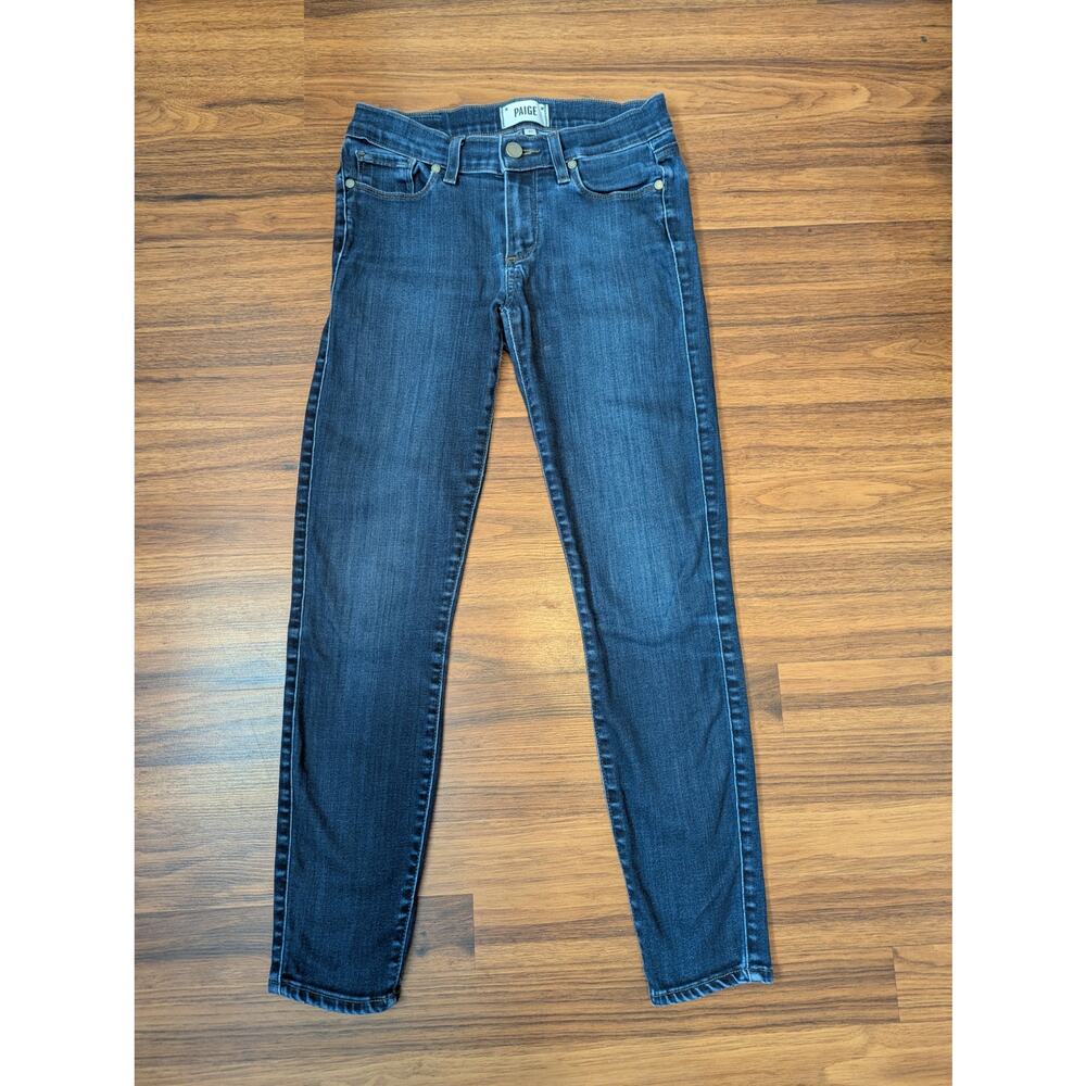 PAIGE Verdugo Ankle Skinny Jeans Size 27 Dark Wash Stretch Cigarette Pants